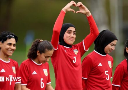 Banned from football at home, Afghan women's team reunite 8,000 miles away