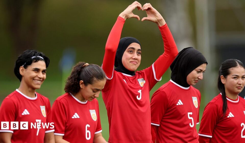 Banned from football at home, Afghan women's team reunite 8,000 miles away
