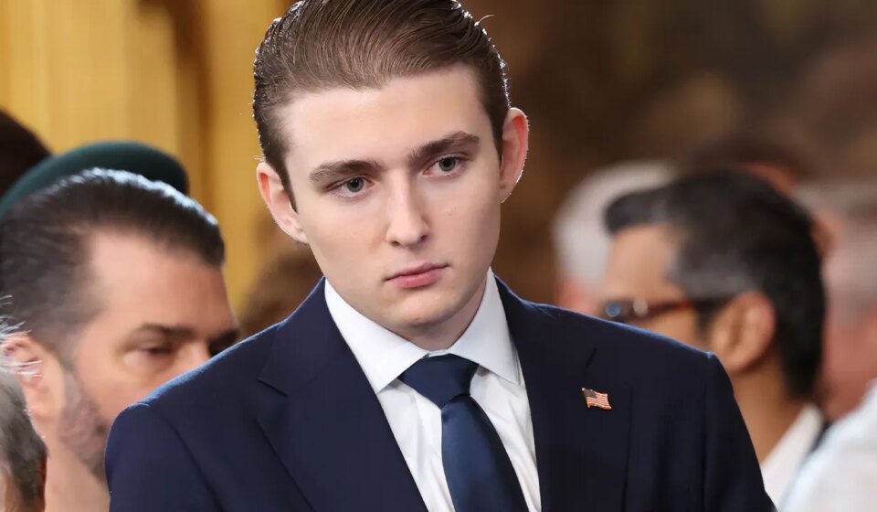 Barron Trump threatened in Iranian state media video with $10M reward