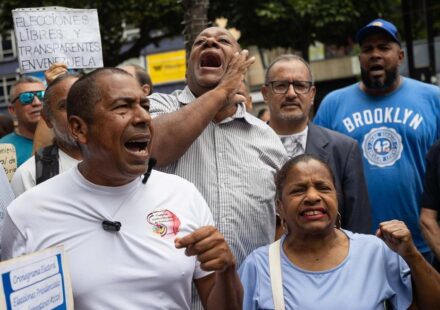 Caracas: Sindicalistas en Venezuela exigen que se celebren elecciones este año