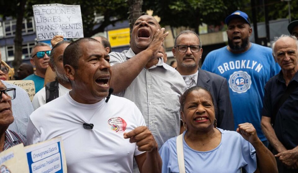 Caracas: Sindicalistas en Venezuela exigen que se celebren elecciones este año