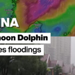 China: Tropical storm Dolphin causes floodings
