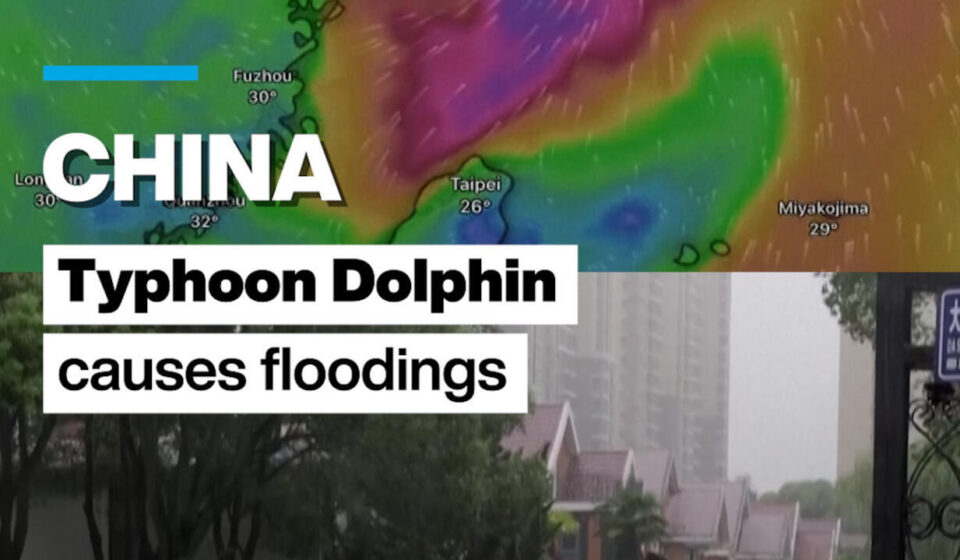 China: Tropical storm Dolphin causes floodings