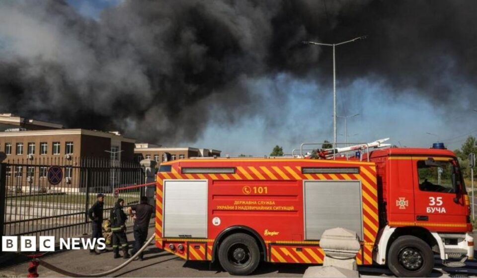 Deadly strike on Kyiv warehouse prompts evacuations