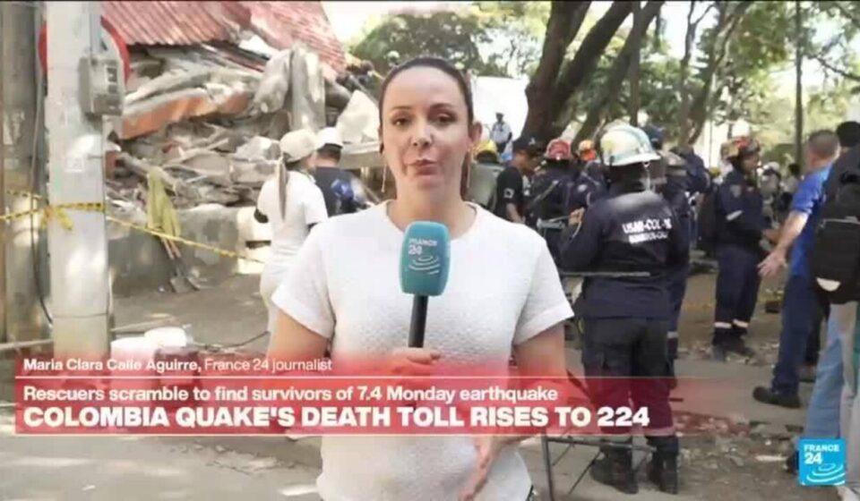 Death toll from Colombia earthquake continues to rise