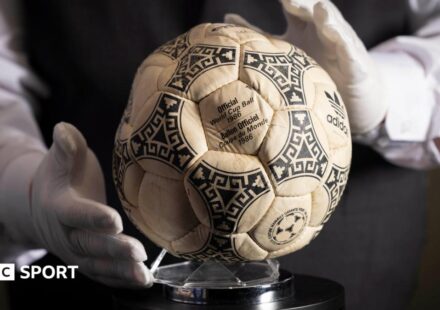 Diego Maradona's 'Hand of God' football from 1986 World Cup win over England sells for £2.5m