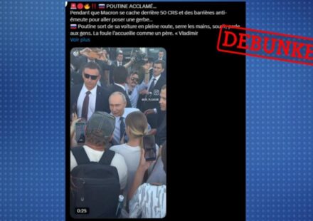 Does Putin travel without security?