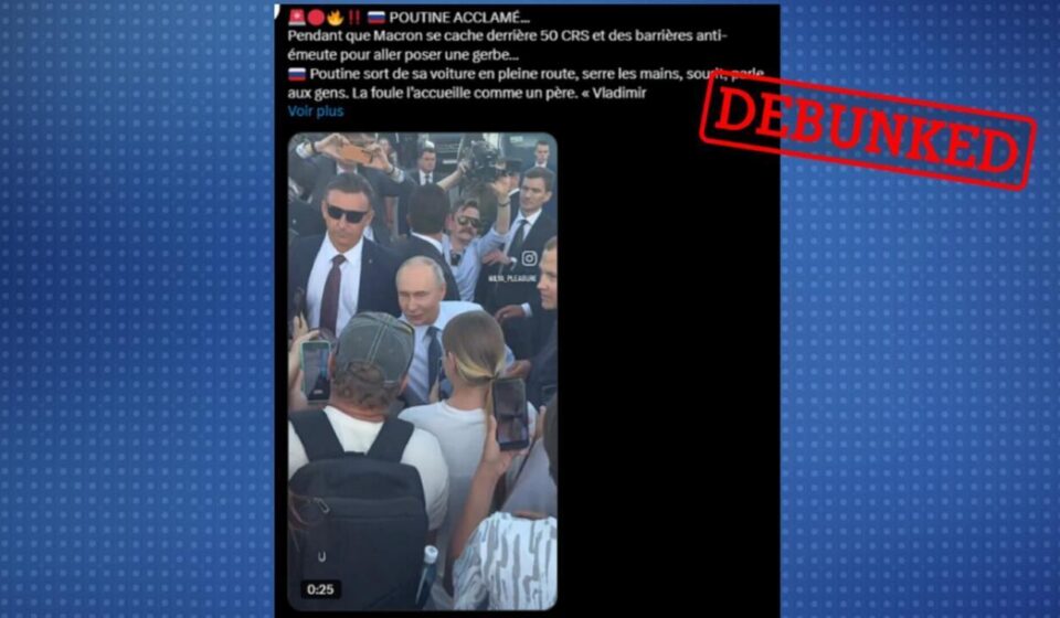 Does Putin travel without security?