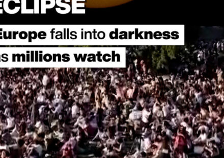 Eclipse: Europe falls into darkness as millions watch