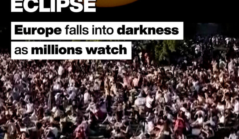 Eclipse: Europe falls into darkness as millions watch