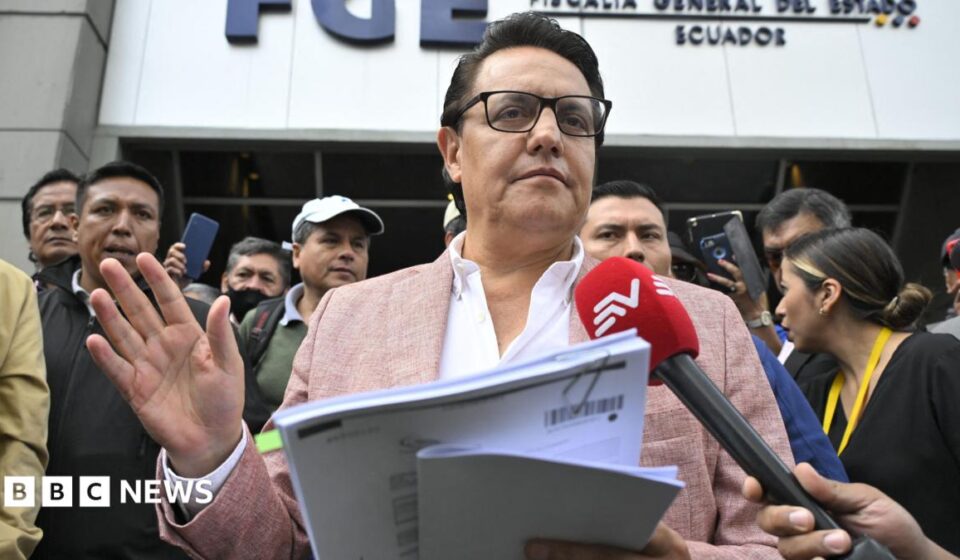 Ecuador charges ex-minister over presidential candidate assassination case