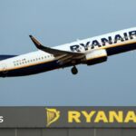 Engine parts smashed Ryanair window that man's head was sucked out of, report says