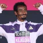 Ethiopia's Yomif Kejelcha breaks men's half marathon world record
