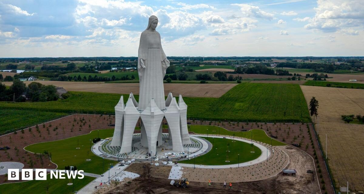 Europe's tallest Virgin Mary statue unveiled in rural Poland