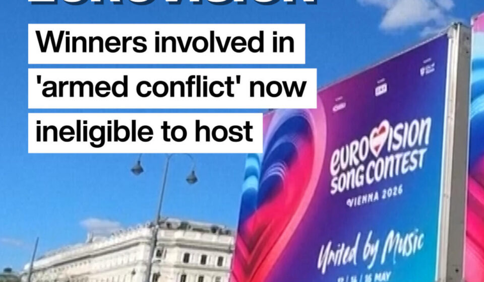 Eurovision: Winners involved in 'armed conflict' now ineligible to host contest