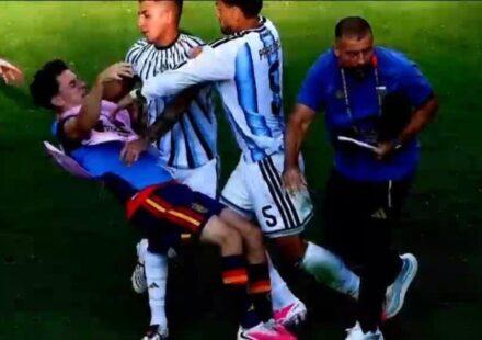 FIFA sanctions Argentina over brawl at World Cup final game