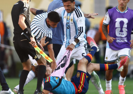 FIFA suspends Argentina's Paredes for 10 games over World Cup final clashes