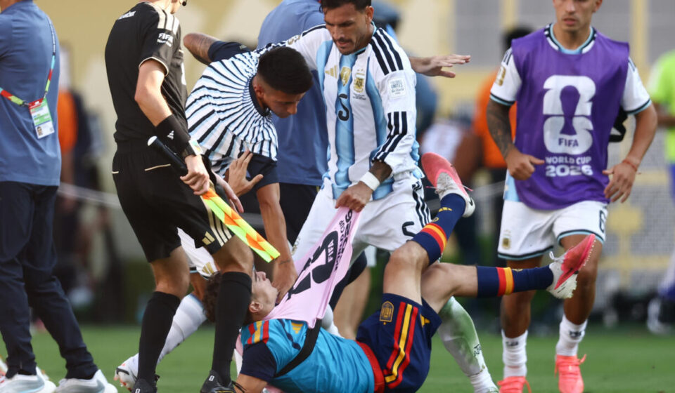 FIFA suspends Argentina's Paredes for 10 games over World Cup final clashes