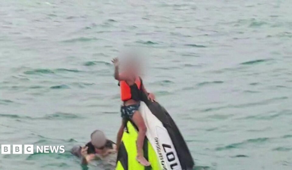 Family stranded at sea for 16 hours after jet ski capsized in Thailand