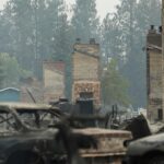 Fast moving wildfires raze neighborhoods in US northwest city of Spokane