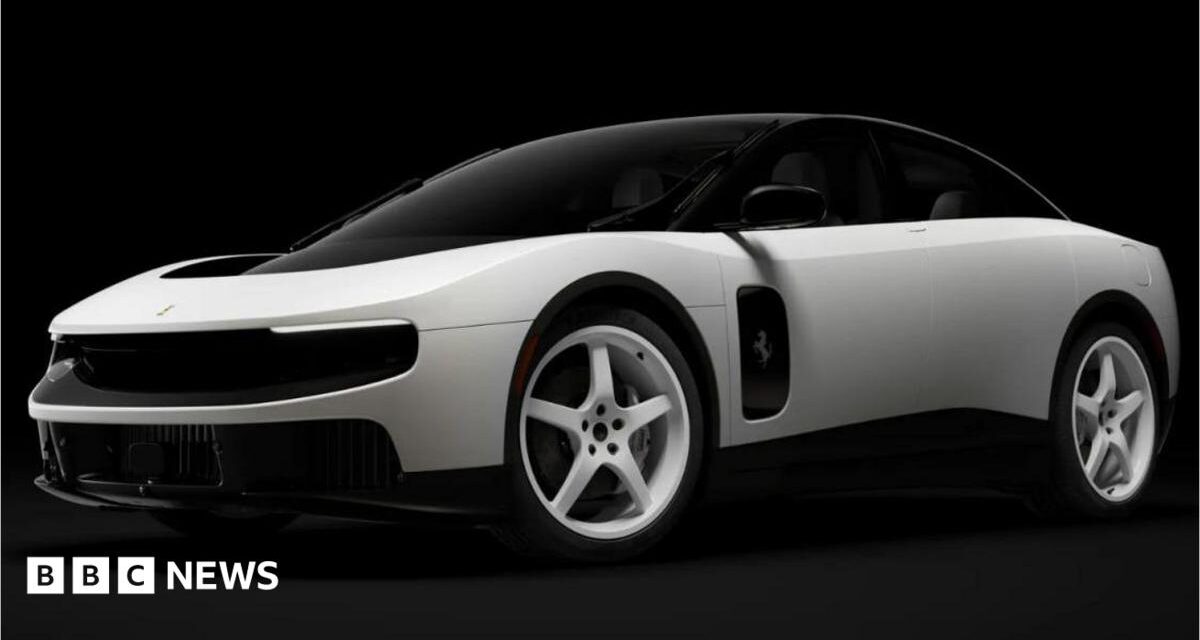 Ferrari's first ever electric car sold for record $40m at auction