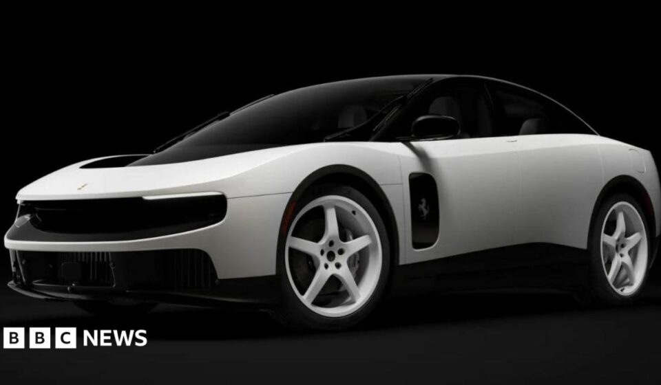 Ferrari's first ever electric car sold for record $40m at auction