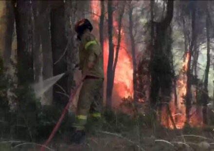 Fire spread deeper into Athens region