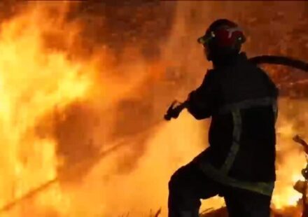 Firefighters keep battling wildfire in France’s Landes region