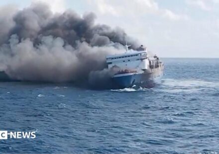 Five dead, 41 missing, after Indonesia ferry catches fire