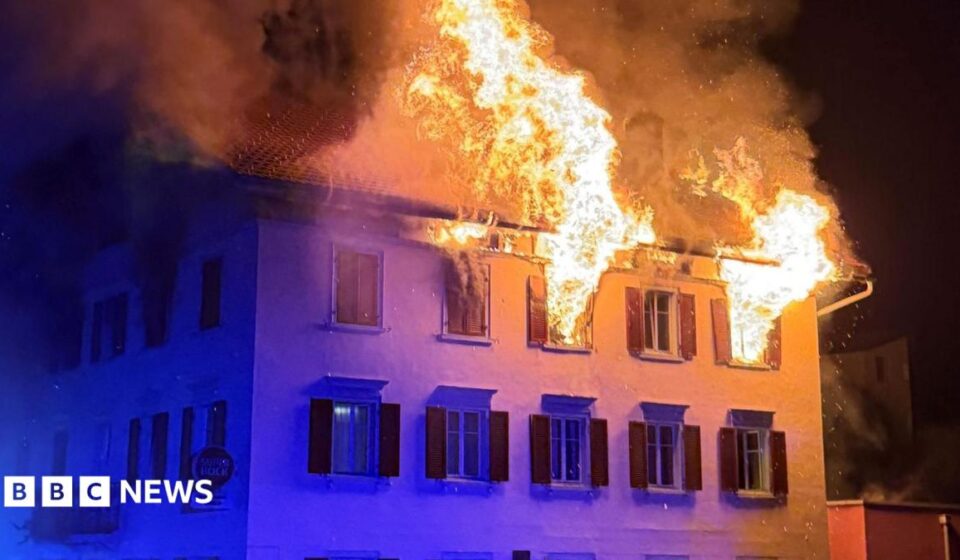 Five missing after fire in Alpine town in Switzerland