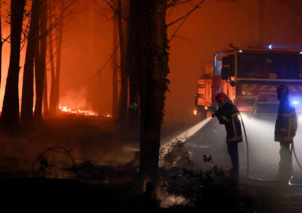 France evacuates hundreds as new wildfire threatens southwestern Landes region