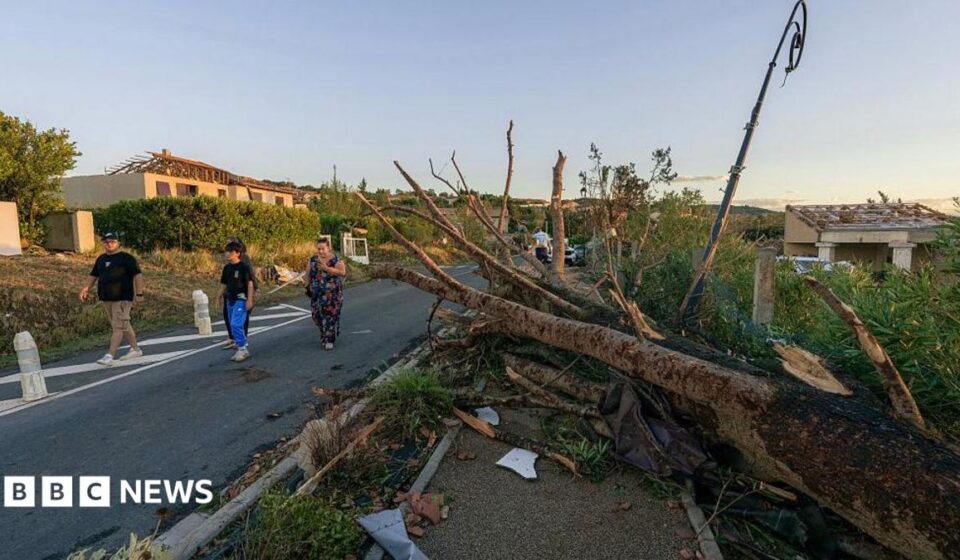 France tornado: Village of Pomas ravaged and dozens hurt