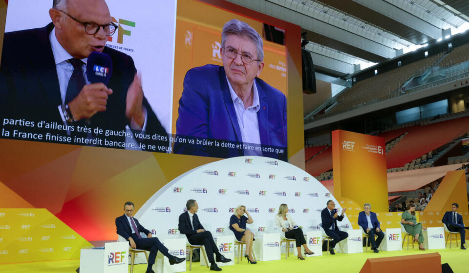 French presidential candidates clash at first debate before upcoming elections