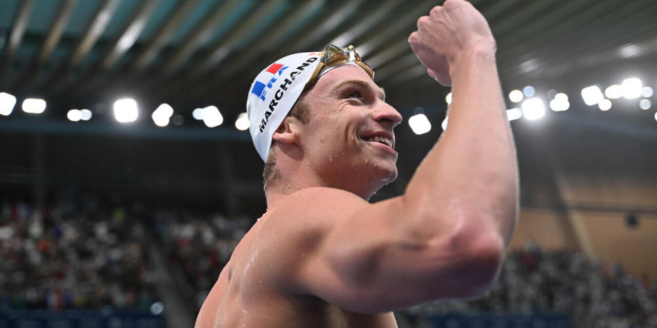 French swimmer Léon Marchand wins gold in Euros 400m freestyle