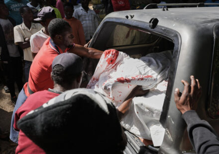 Haiti gang members kill around 40 displaced people in church attack near capital