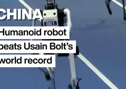 Humanoid robot beats Usain Bolt's 100m world record