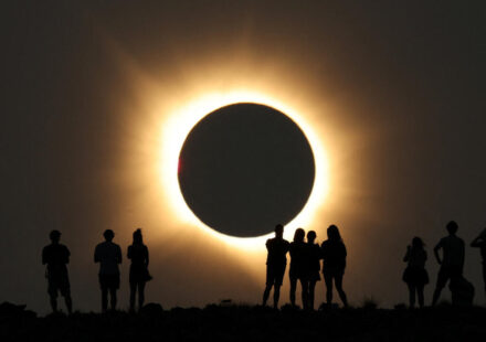 In pictures: Partial to total eclipse sweeps across much of Europe