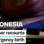Indonesian mother recounts emergency birth during 7.7-magnitude quake