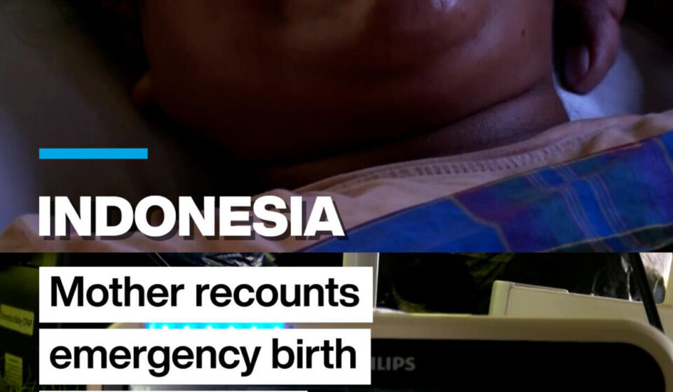 Indonesian mother recounts emergency birth during 7.7-magnitude quake