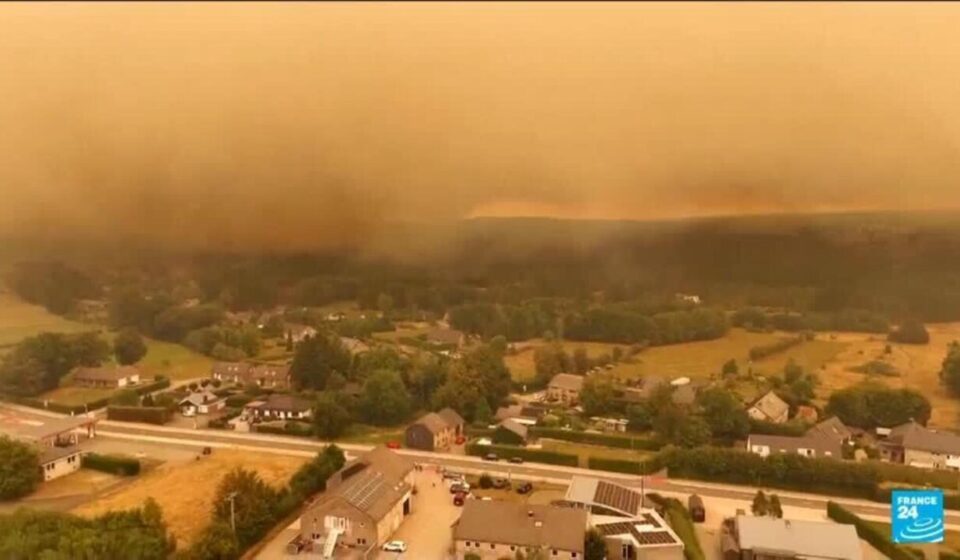 International help arrives as wildfires rage across Belgium