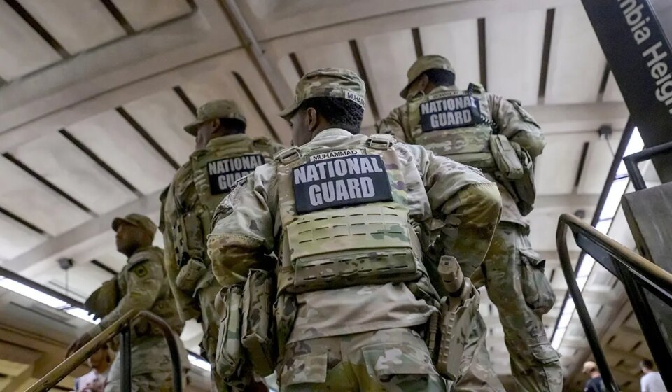 Justice Department slams DC Council over National Guard recall push