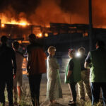 Live: Russian missiles strike Kyiv, triggering fires in city centre
