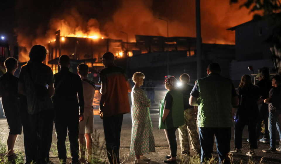 Live: Russian missiles strike Kyiv, triggering fires in city centre
