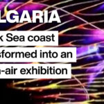 Lunar Light Festival turns Bulgaria's Black Sea coast into open-air exhibition