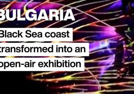 Lunar Light Festival turns Bulgaria's Black Sea coast into open-air exhibition