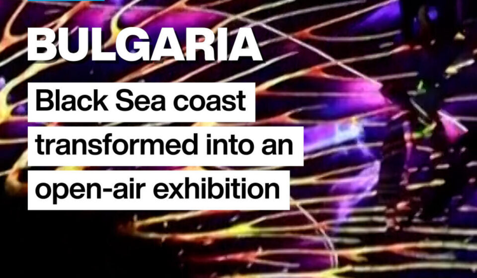 Lunar Light Festival turns Bulgaria's Black Sea coast into open-air exhibition