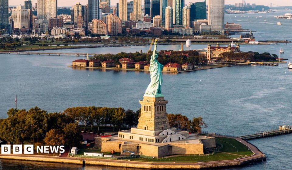 Man arrested after boat capsizes near Statue of Liberty killing woman and infant