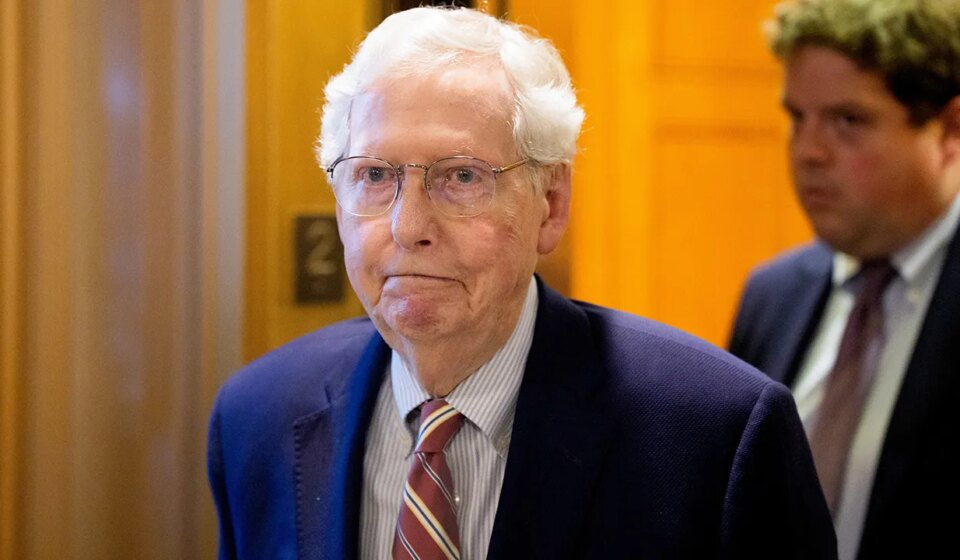Mitch McConnell discharged from rehab after fall