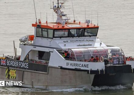 More than 150 migrants rescued after boat catches fire in Channel