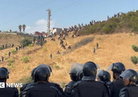 Morocco detains dozens of migrants trying to cross into Ceuta
